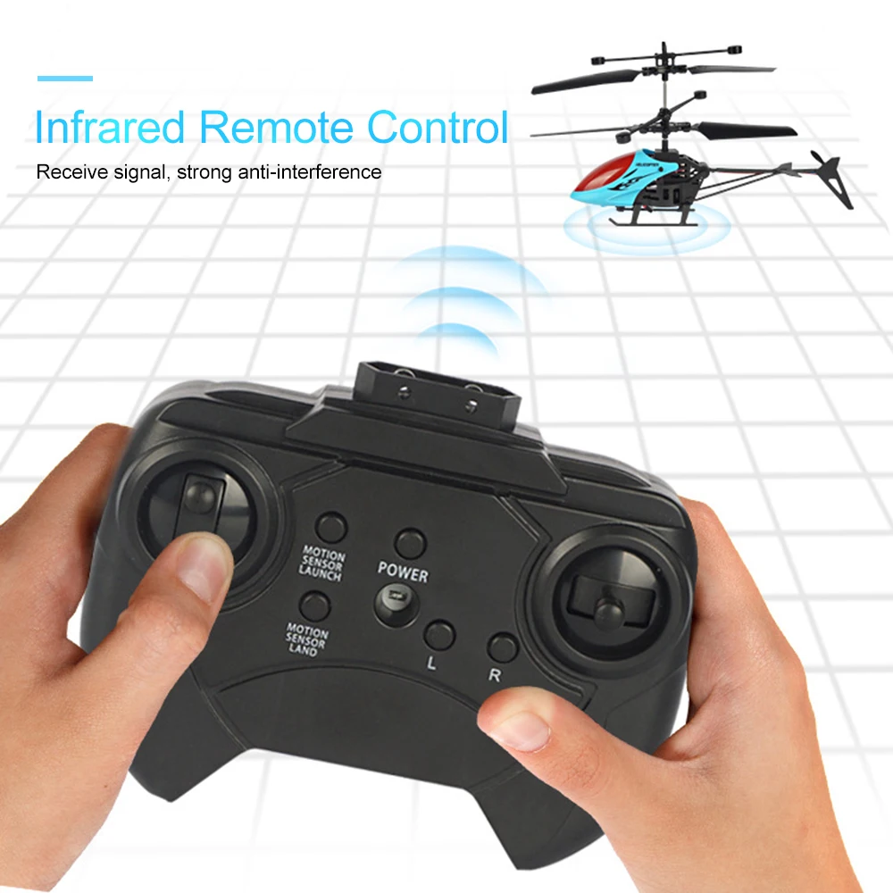 Мини радиоуправляемые Инфракрасные Индукционные вертолеты, Детские авиационные игрушки, мини-вертолет с usb-кабелем для зарядки, вертолеты для детей
