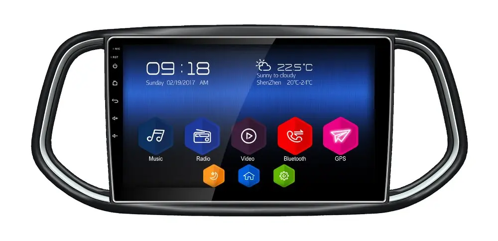 Otojeta большой DVD плеер автомобиля Радио головного устройства Стерео для Kia KX3 2014 год аудио клейкие ленты регистраторы android 7,1 gps navi авто
