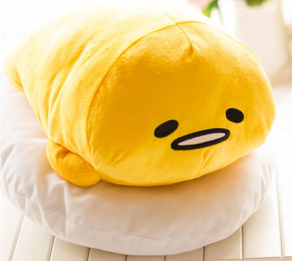 40*30 см Gudetama ленивое яйцо jun плюшевая игрушка яйцо желток брат большая подушка ленивые шары мягкая кукла для детей Рождественский подарок