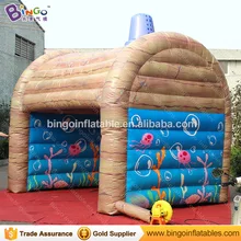 Надувная палатка в форме дома с полным принтом для детей вечерние события-игрушка палатка