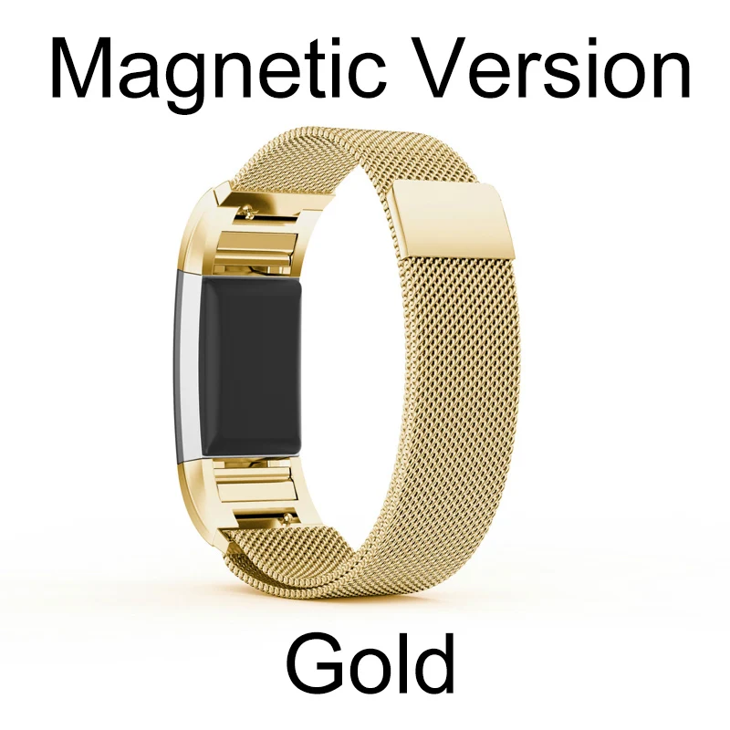 Milanese Loop for Fitbit Charge 2 Band Replacement Watch Bracelet Fitbit Charge 2 Correa Stainless Steel Magnetic Metal Strap