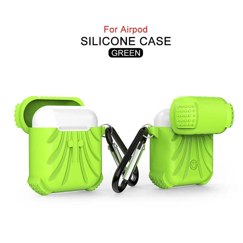 

For Apple Airpods 2 Wireless Bluetooth Headset Pattern Air Pods Silicone Drop Airpod Case Protection Sleeve Airpods Case