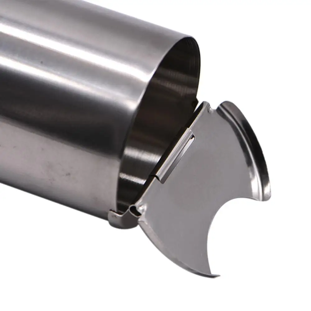 

1pcs Stainless Steel Medical Cotton Alcohol Disinfection Jar Half Clamshell Oral Ointment Cylinder tank Holder Dental Material