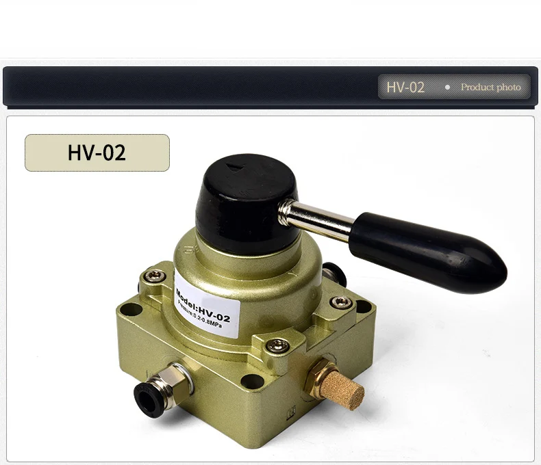 GOGO 4 положения пути 3 пневматический ручной переключатель клапана HV-02/03/04 HV400-04 Порты и разъёмы 1/4 3/8 1/" BSP шиномонтажный станок с ручным управлением клапана