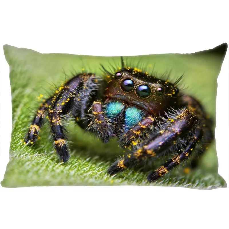 

Custom Spider Pillowcase 45x35cm(One Side) New Rectangle Zipper Print Throw Wedding Decorative Pillowcase Cover