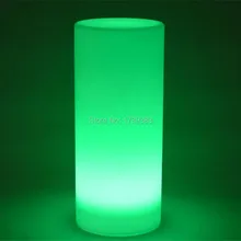 Free shipping wonderful LED Tower Pillar small Cylinder Floor lamp outdoor round column lights of outdoor landscape lighting luminous decoration wedding party column lamp colorful colonne lumineuse of tower landscape lighting
