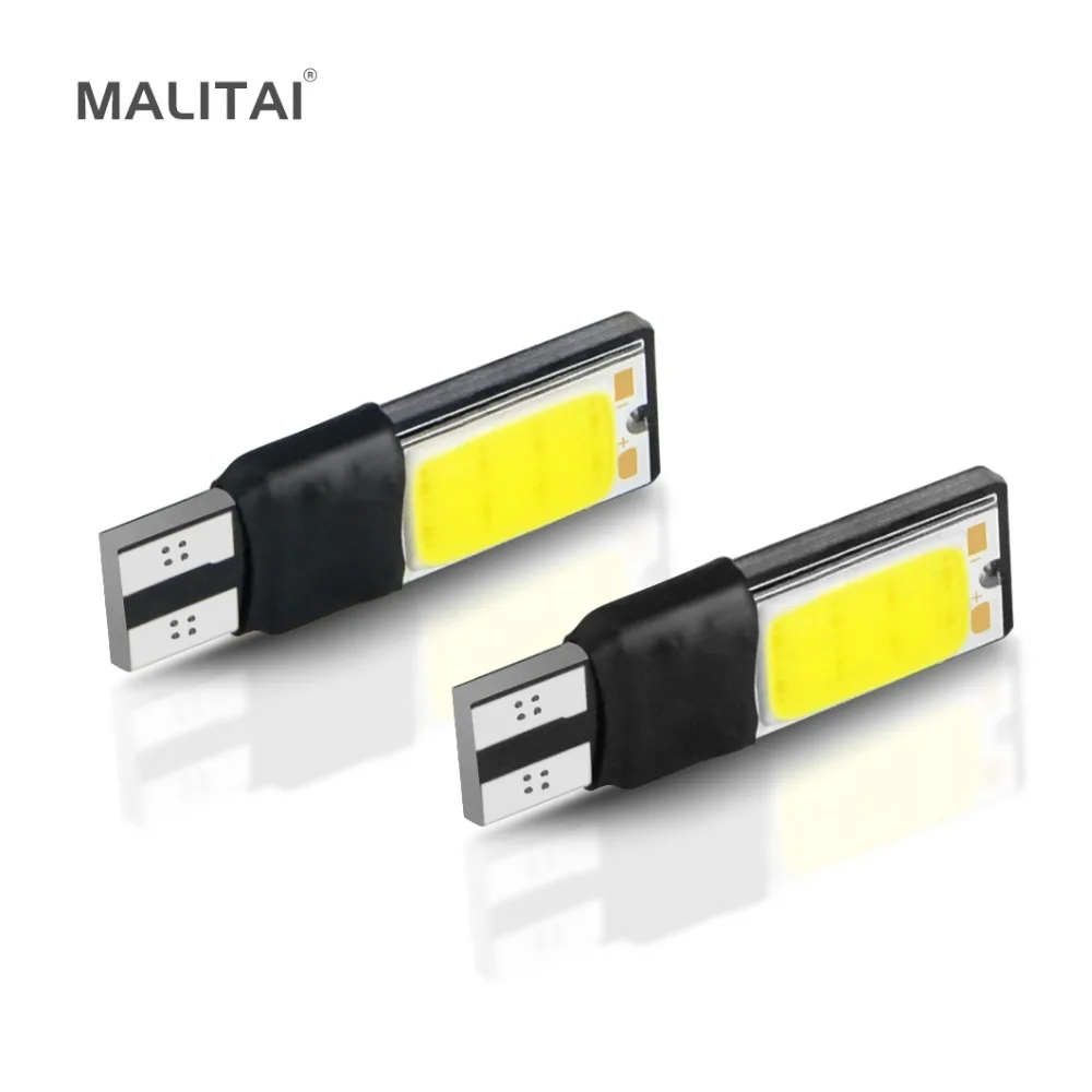 

1 X White High Power CANBUS T 10 194 192 168 COB Auto LED lamp bulb Interior Singnal Fog Parking No Error Clearance light