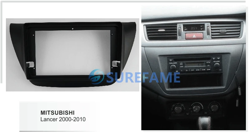 9 дюймов Автомобильная панель радио для MITSUBISHI Lancer IX 2000-2010 Dash Kit установка переходная консоль Рамка адаптер 9 дюймов крышка пластины