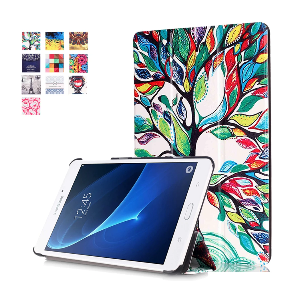 GOOYIYO For Samsung Galaxy Tab A 7 0 T280 T285 Cover Magnet Flip PU