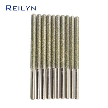 Cheap coarse emery grinding burr grit #30/60 grinding bits shank 4mm ultra-long 6mm/7mm diamond abrasive bits peeling trimming bits Cheap coarse emery grinding burr grit #30/60 grinding bits shank 4mm ultra-long 6mm/7mm diamond abrasive bits peeling trimming bits