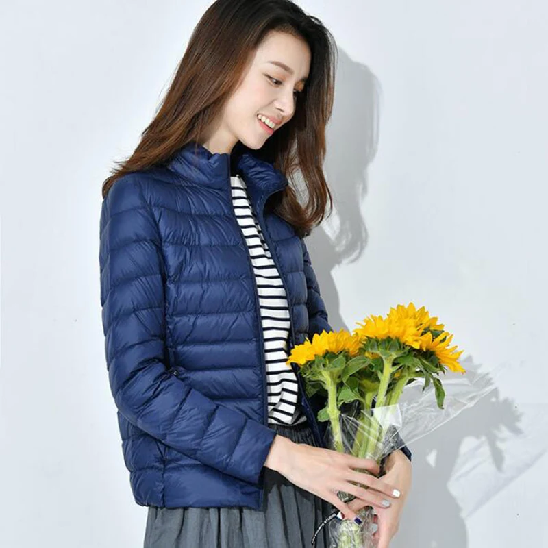 Kopen SEDUTMO Lente Ultra Licht Eendendons Jassen Vrouwen Winter 3xl Jas Hooded Korte Slanke Puffer Jas ED229