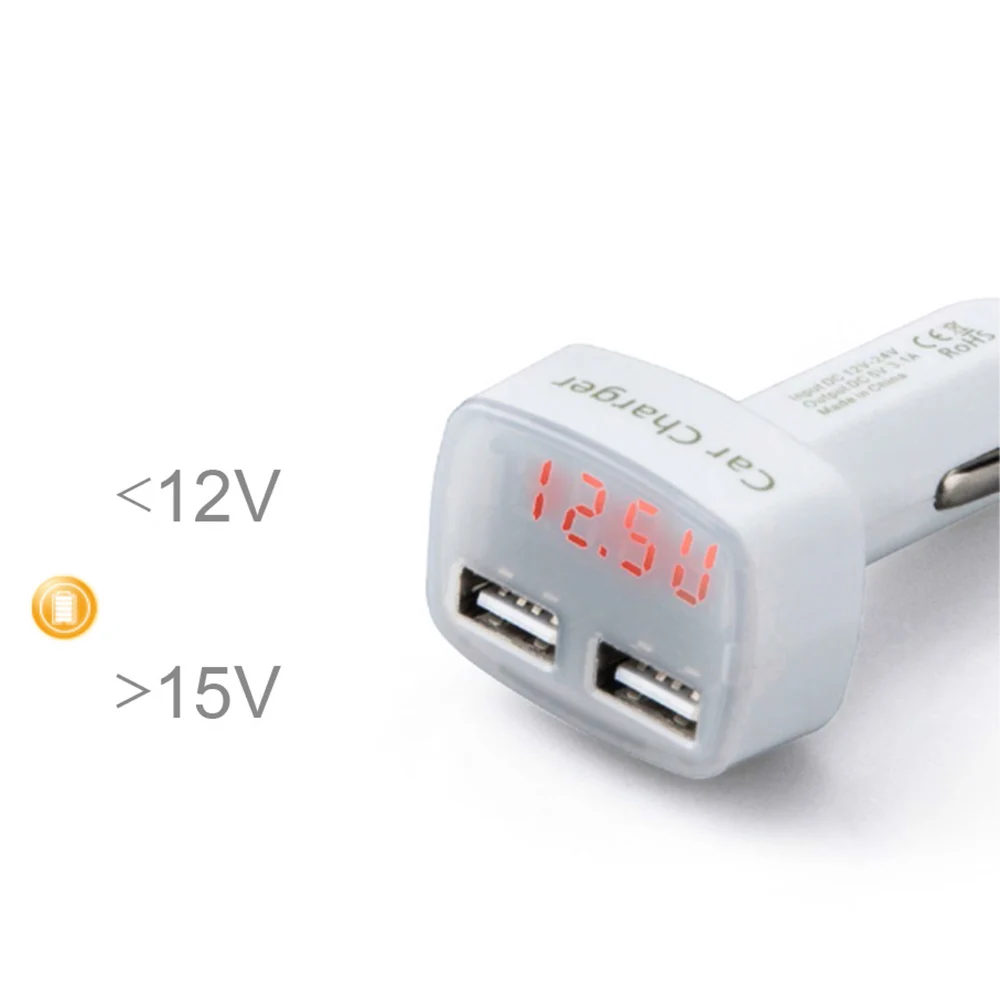 Устройство для автомобиля с двумя портами USB Зарядное устройство 5 V 3 1 A быстрой
