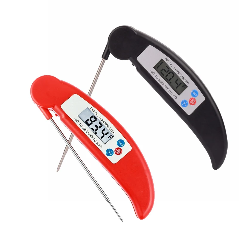 

Instant Read Thermometer Digital Electronic Food Cooking Barbecue Meat Thermometer with Collapsible Internal