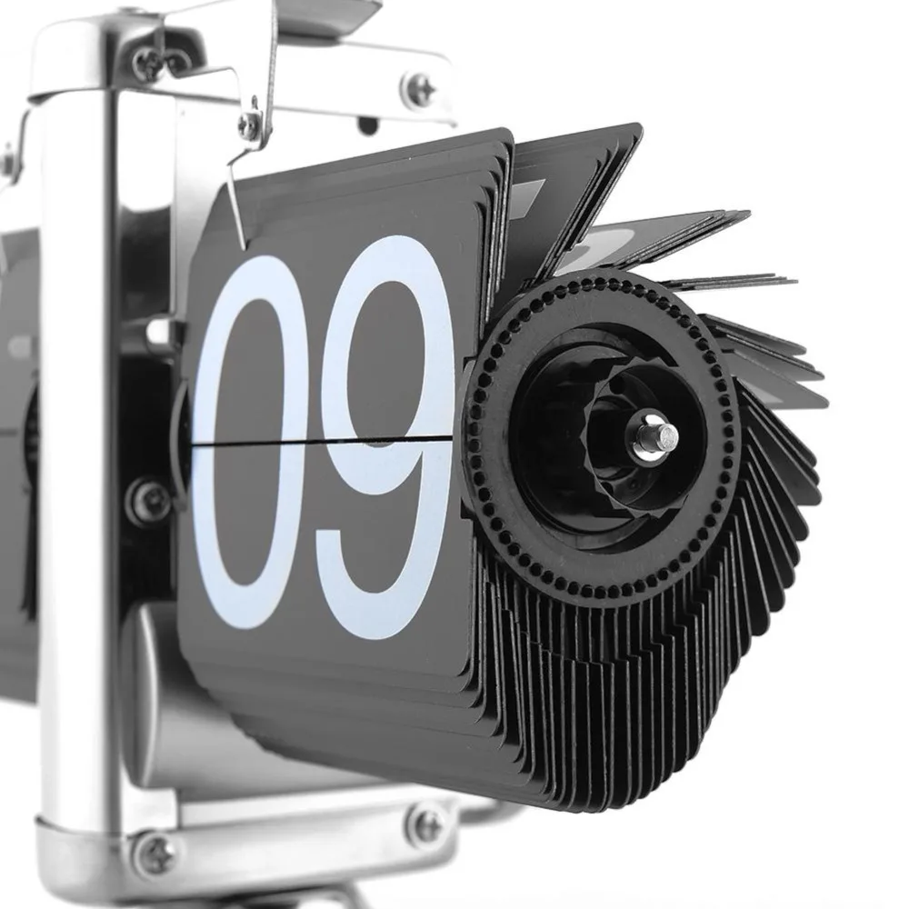 Продажа Флип часы Ретро весы Цифровая Подставка Авто Флип настольные часы Reloj Mesa Despertador флип внутренний механизм управляемые кварцевые часы