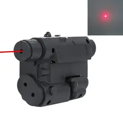Красный точечный лазерный Белый светодиодный фонарик 270 люмен для стандартного 20 мм рельса ночного видения Охотничья винтовка батарея