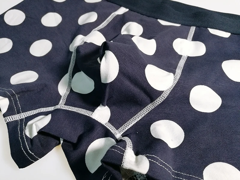 Cotton Boxers Men 365 Underpants Boxer Weed Brand Underwear Men Cuecas Navy Star Dot Funny Boxer Shorts For Men Panties 2Pcslot08