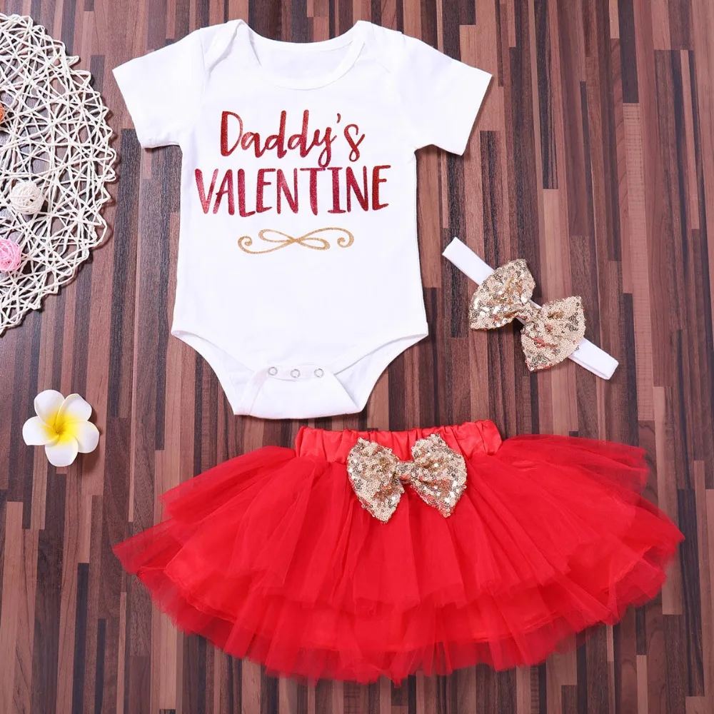 Newborn Infant Baby Girl Headband+Romper Bodysuit Tutu Flower Clothes Outfit Set