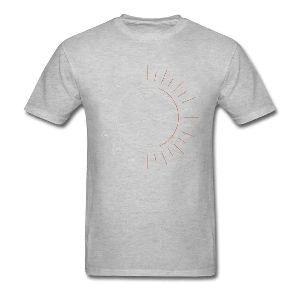  Customized Tops Shirt Plain Short Sleeve Men Top T-shirts TpicOriginaltitle Printed Summer T-shirts Round Collar Swallow The Sun grey