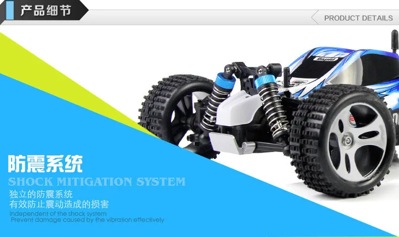 JJRC A959 2,4G Радиоуправляемый автомобиль детская игрушка Модель Масштаб 1:18 Ударопрочный каучук колеса багги высокая скорость внедорожника