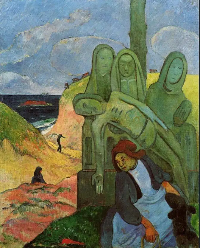 Высококачественная картина маслом изображения на холсте моря (1892) полом гаугином