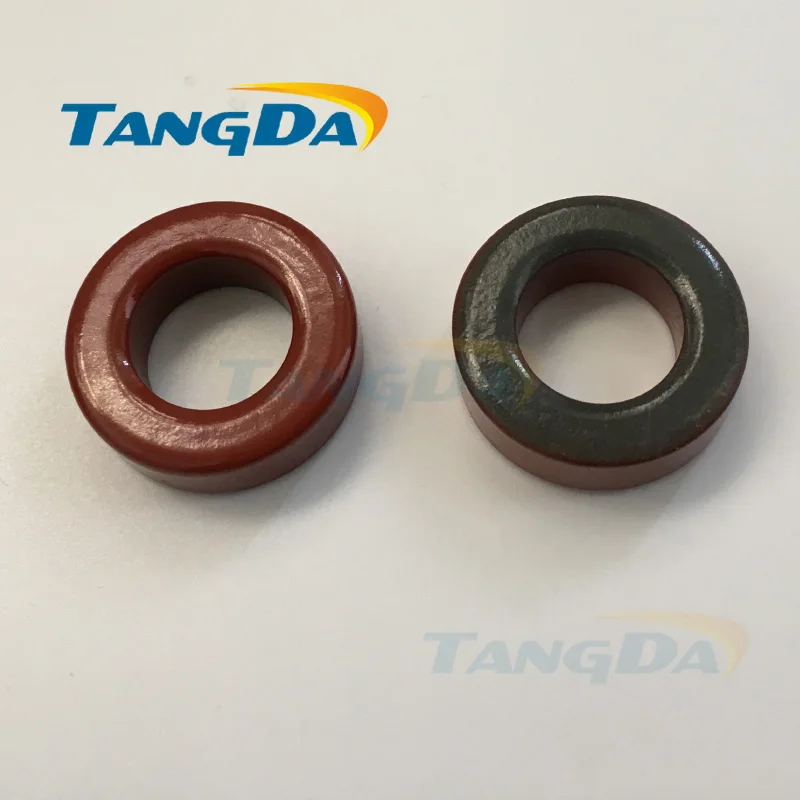 

Tangda T94 Iron powder cores T94-2 OD*ID*HT 24*14*8 mm 8.4nH/N2 10uo Iron dust core Ferrite Toroid Core Coating Red gray A.