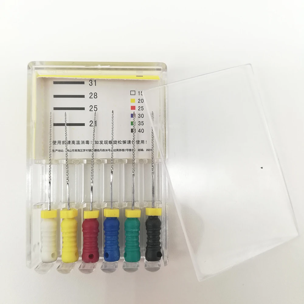 к файл 06. K-files mani 6шт 25мм 15. файлы 21. Micro-mega hero instruments. н-к файлы mani 25 длина.