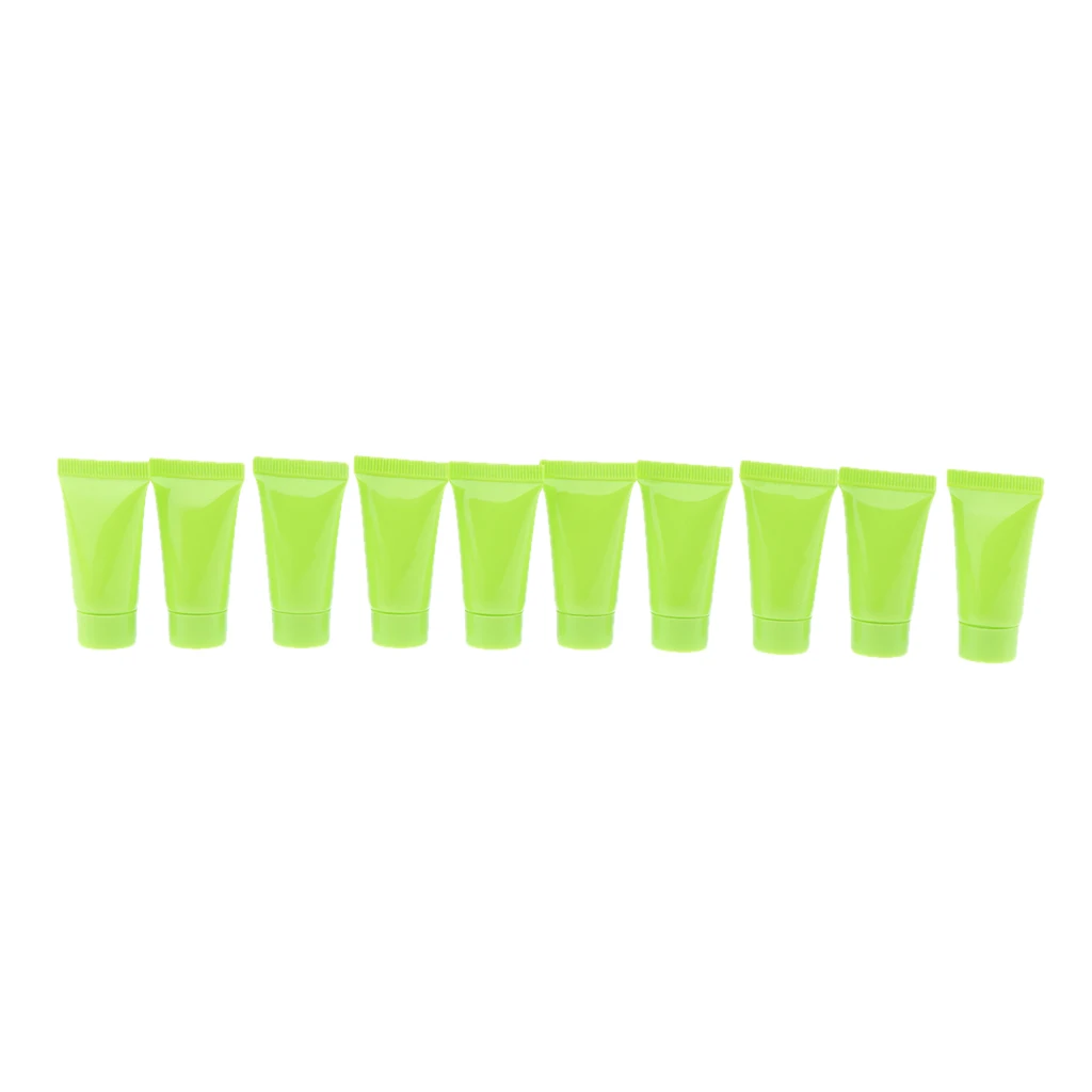 10x Empty Cosmetic Tubes Makeup Cream Container Squeeze Bottle 5ml Reusable,Environmental Protection