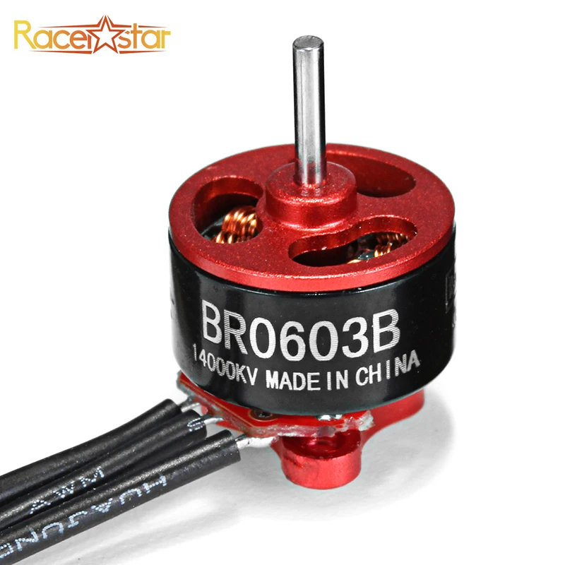 Бесщеточный двигатель Racerstar Racing Edition 0603 BR0603B 16000KV 14000KV 1-2S для радиоуправляемой