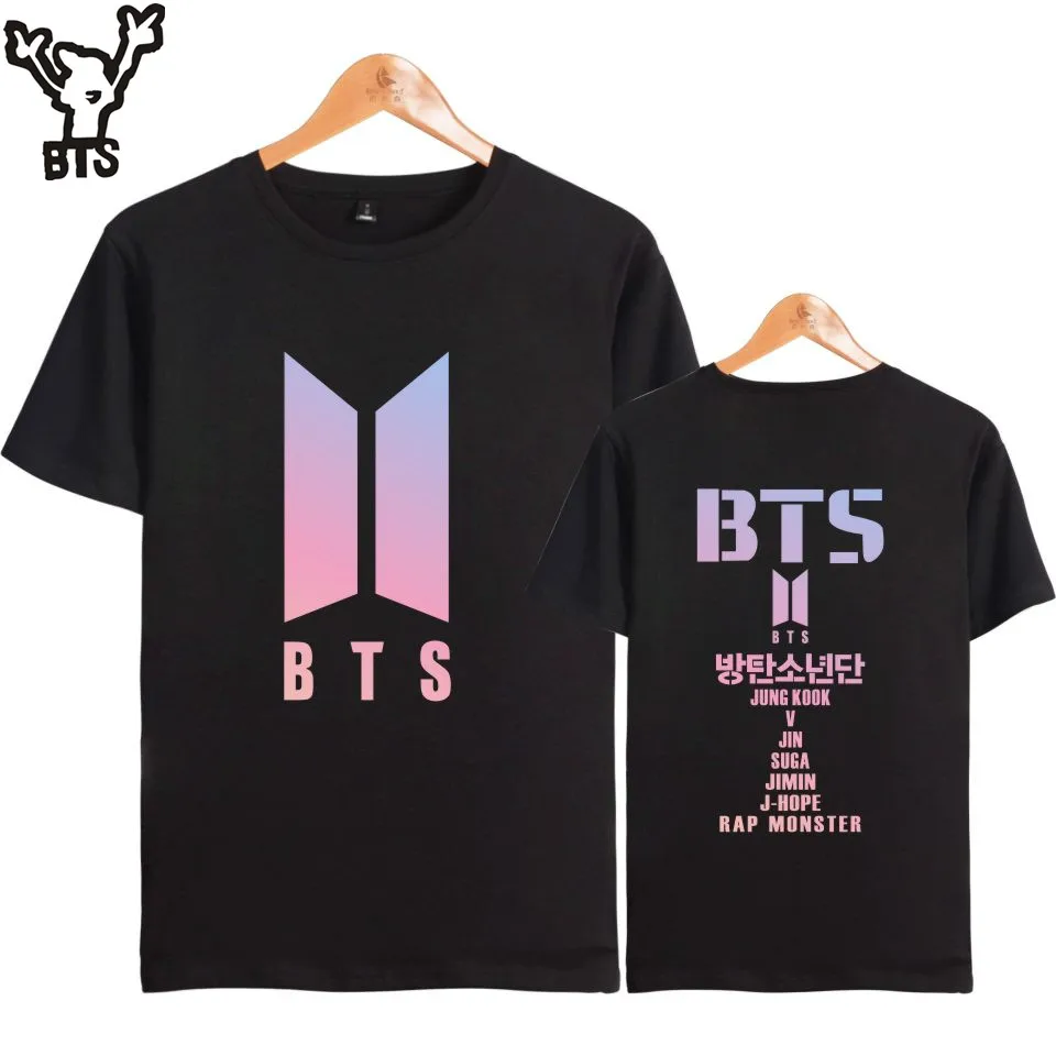 

DF LOVE YOURSELF T-shirt Women Fashion Kpop Short T-shirt Women/men Summer Casual T-shirt Women Cotton Female Fans Tshirt