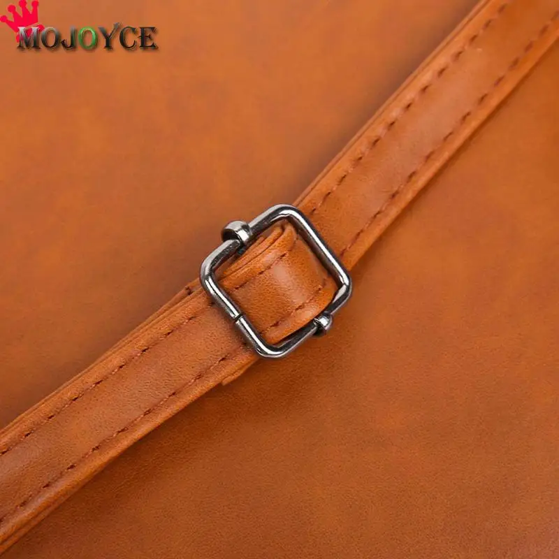 MOJOYCE винтажные однотонные женские сумки-мессенджеры из искусственной кожи на молнии, сумка через плечо для девочек в стиле ретро, новая сумка