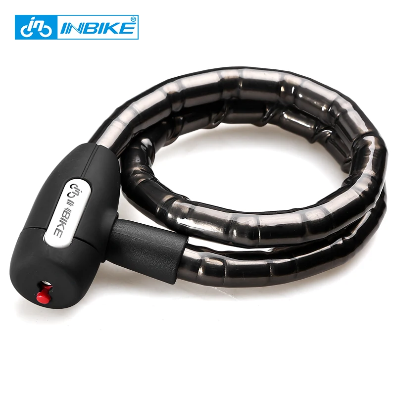 INBIKE Bike Lock length 0.85m Waterproof Anti theft Cable Lock High
