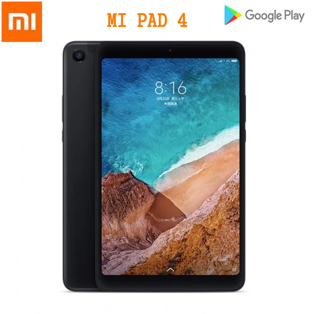 Xiaomi mi Pad 4 планшетный ПК 8,0 ''mi UI 9 Qualcomm Snapdragon 660 Octa Core 4 Гб 64 Гб 5,0/13.0MP LTE + WiFi 4G Phablet Dual WiFi