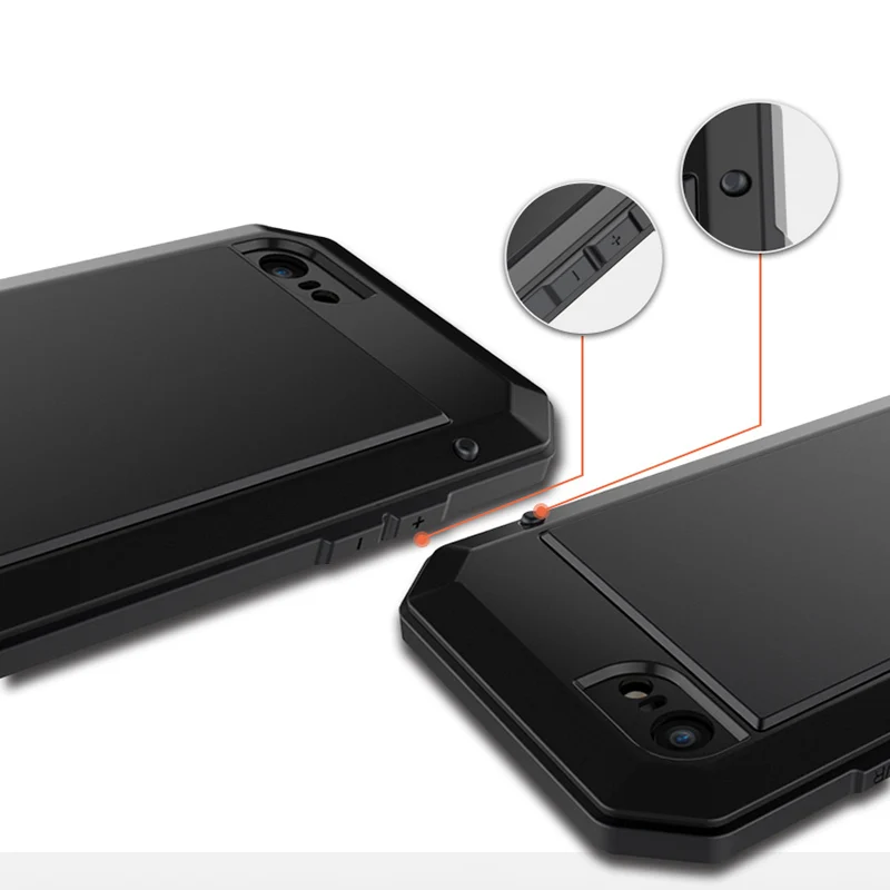 ل iphone 7 للصدمات IPX3 الهاتف المحمول حالة ل iphone 7 زائد للماء قوية الألومنيوم الغوريلا زجاج الغطاء المعدني ل iphone 7 ثانية ل iphone 7 للصدمات IPX3 الهاتف المحمول حالة ل iphone 7 زائد للماء قوية الألومنيوم الغوريلا زجاج الغطاء المعدني ل iphone 7 ثانية