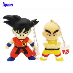 Apacer флеш-накопитель 4 ГБ 8 ГБ 32 Гб ГБ 64 Гб мультфильм Dragon Ball Goku Kuririn Флешка ГБ 16 ГБ usb флеш-накопитель