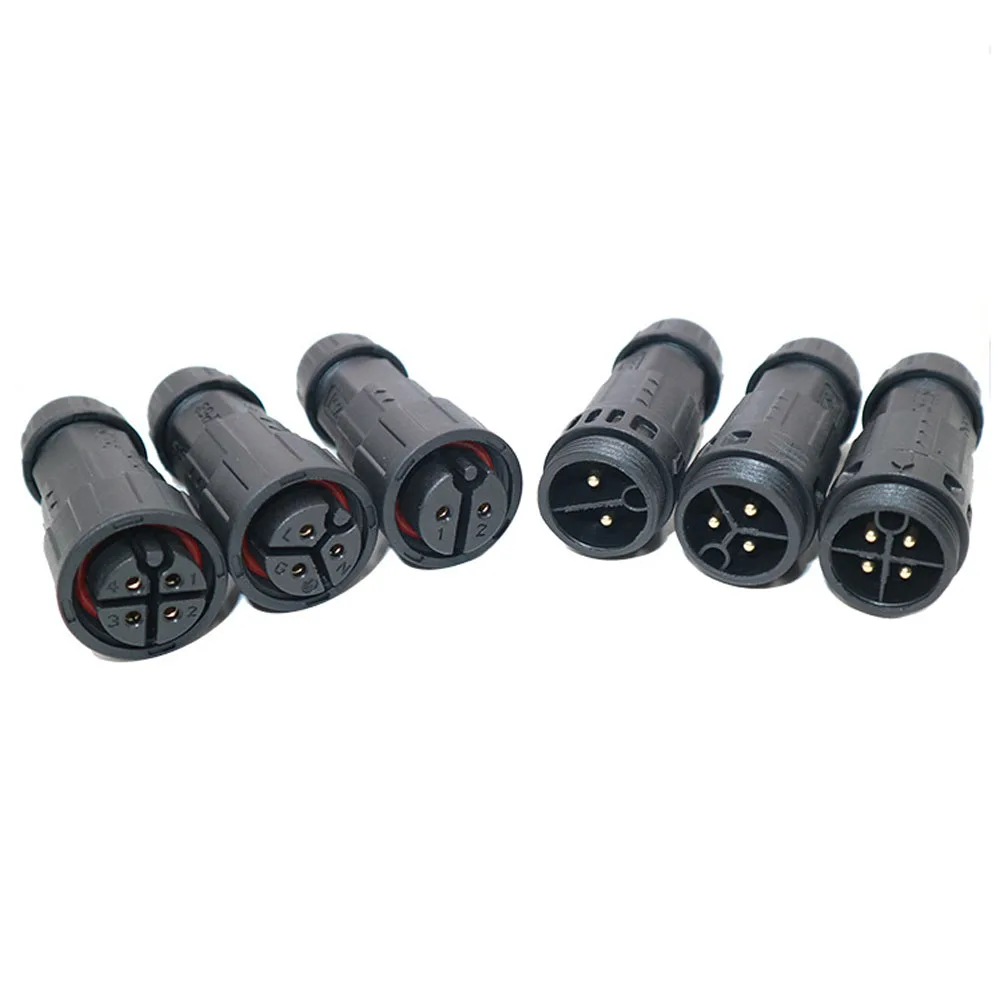 1 шт. водонепроницаемый соединитель для кабеля IP68|cable 4 pin|ip68 connector 2 pinconnector pin waterproof |