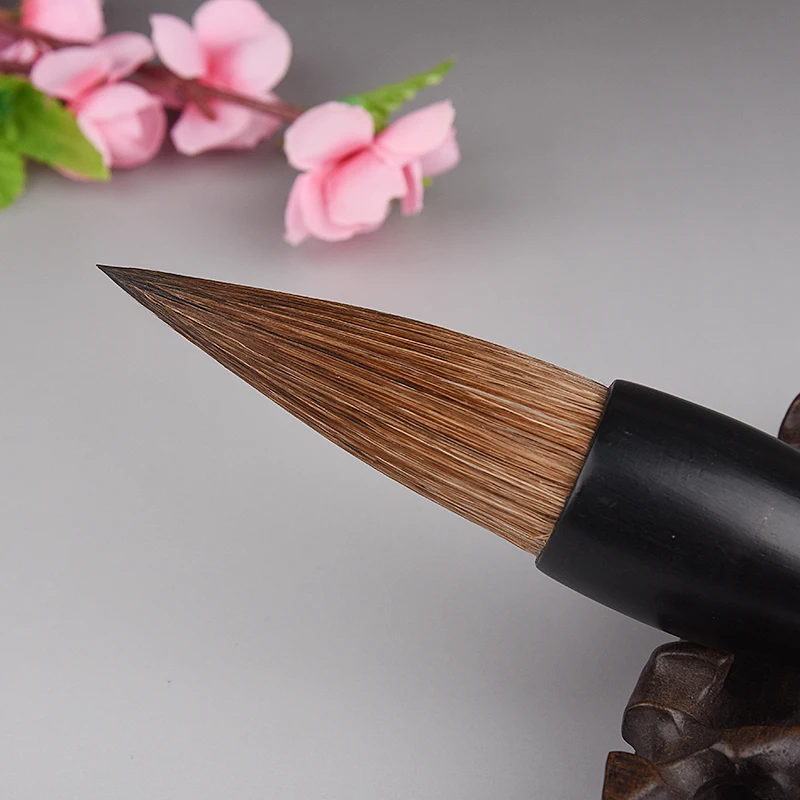 high-grade-cow-hair-chinese-calligraphy-brush-pen-hopper-shaped-brush-writing-couplets-multiple-hairs-chinese-painting-brush-set