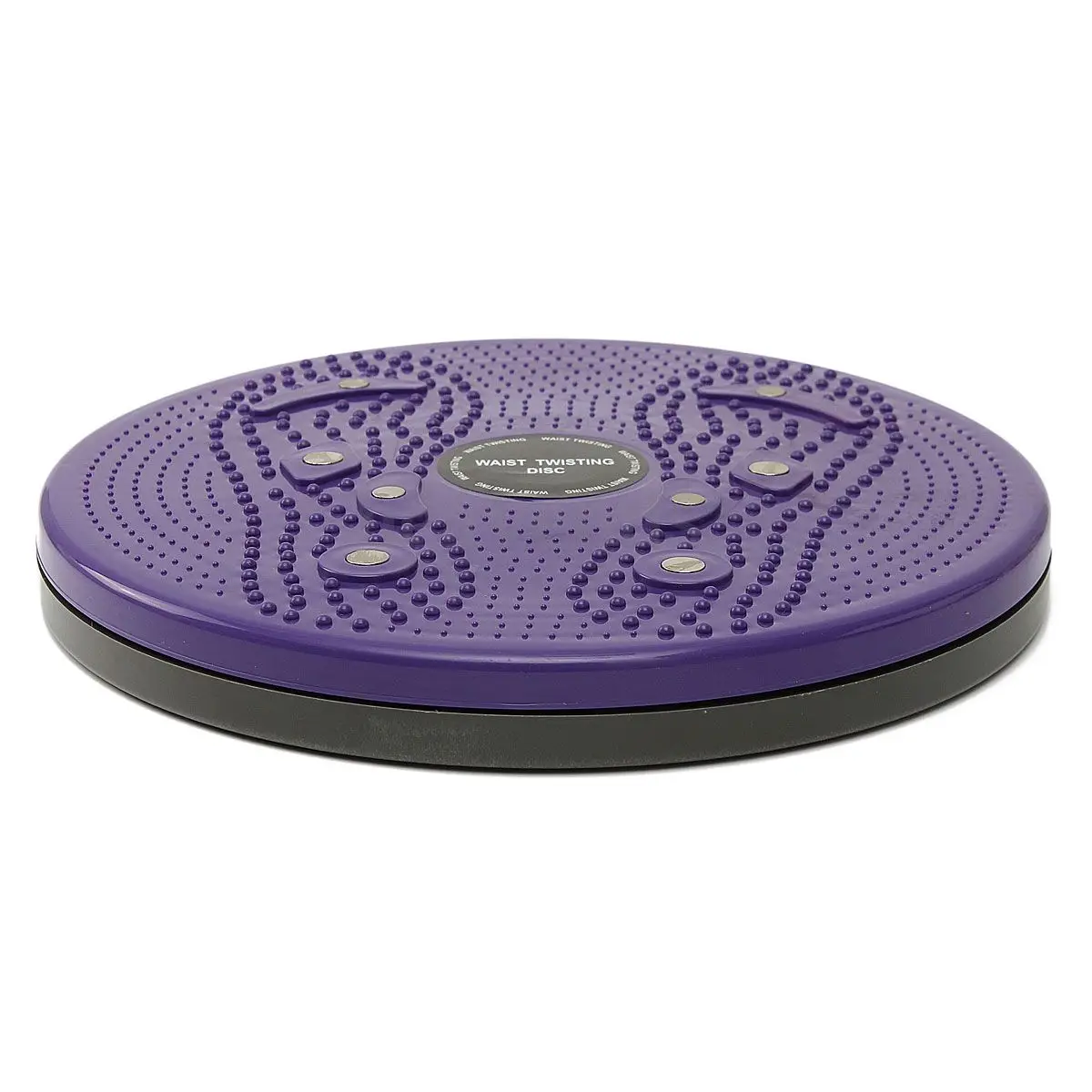 Giro de la cintura de torsión disco de ejercicio aeróbico Fitness reflexología imanes púrpura Giro de la cintura de torsión disco de ejercicio aeróbico Fitness reflexología imanes púrpura