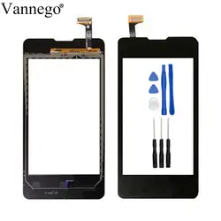 Vannego сенсорный экран для Huawei Ascend Y300 U8833 T8833 y300-0100 цифровой преобразователь с сенсорным экраном сенсор Сенсорная панель спереди стекло +