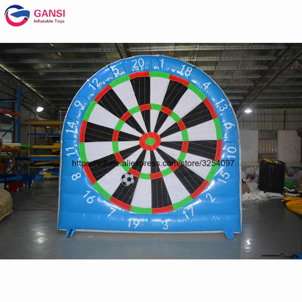 Outdoor Funny Games Foot Kicking Target Goal,Inflatable Football Dart Game Inflatable Soccer Dartboard For Adults soccer training equipment football training shooting target net soccer goal youth free kick practice shooting net soccer