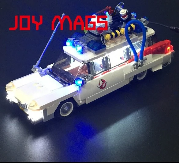 JOY MAGS LED Light Up Kit Building Blocks Kit For Ghostbusters Ecto 1 Compatible With Lego