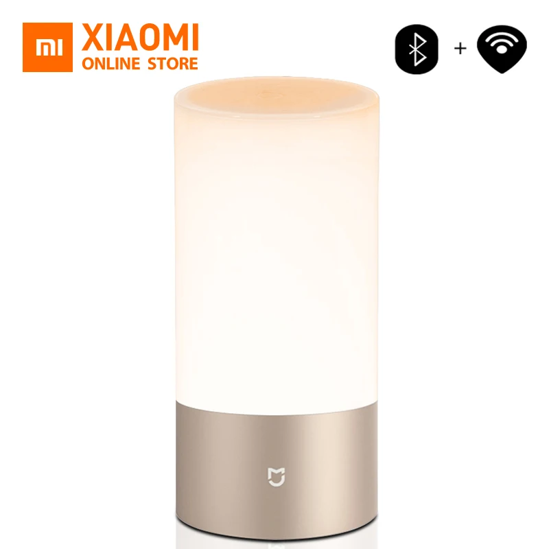 

Xiaomi Mijia Mi Yeelight Bedside Lamp Table Desk Smart Indoor Light 16 Million RGB Touch Control Bluetooth Wifi for Mihome APP