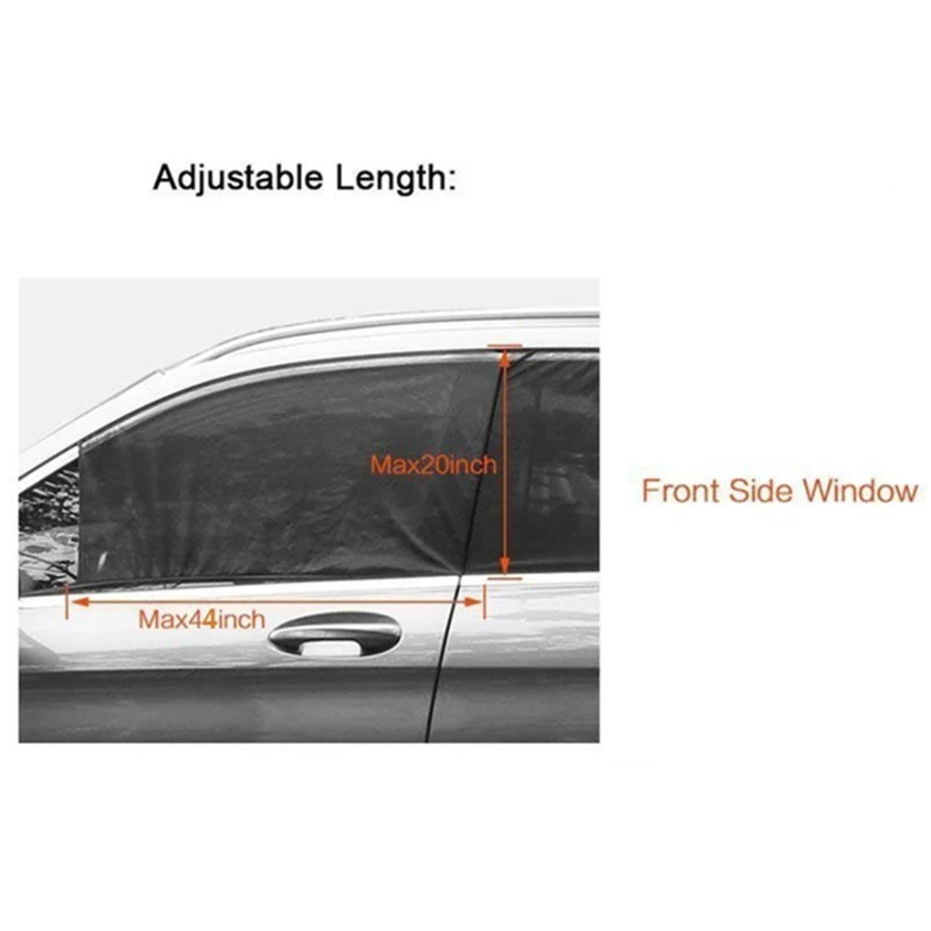 1 пара автомобиля солнцезащитный козырек передняя/задняя оконная защитная сетка от солнца сетка дизайн Черная шторка Автомобильная занавес