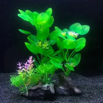 style 7 Красочные искусственные аквариумные водоросли пластиковые аквариумные украшение для аквариума водная трава украшения ландшафтное украшение - Цвет: style 7