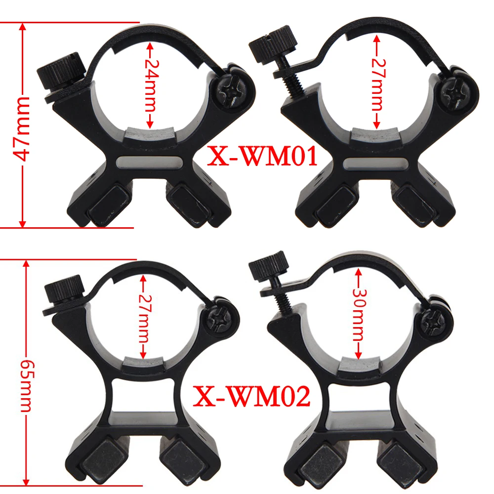 Крепкая Магнитная x-образная рама, крепление для оружия, X-WM01, X-WM02, тактический охотничий фонарик, кронштейн для прицела, крепления для 24-27 мм и 27-30 мм