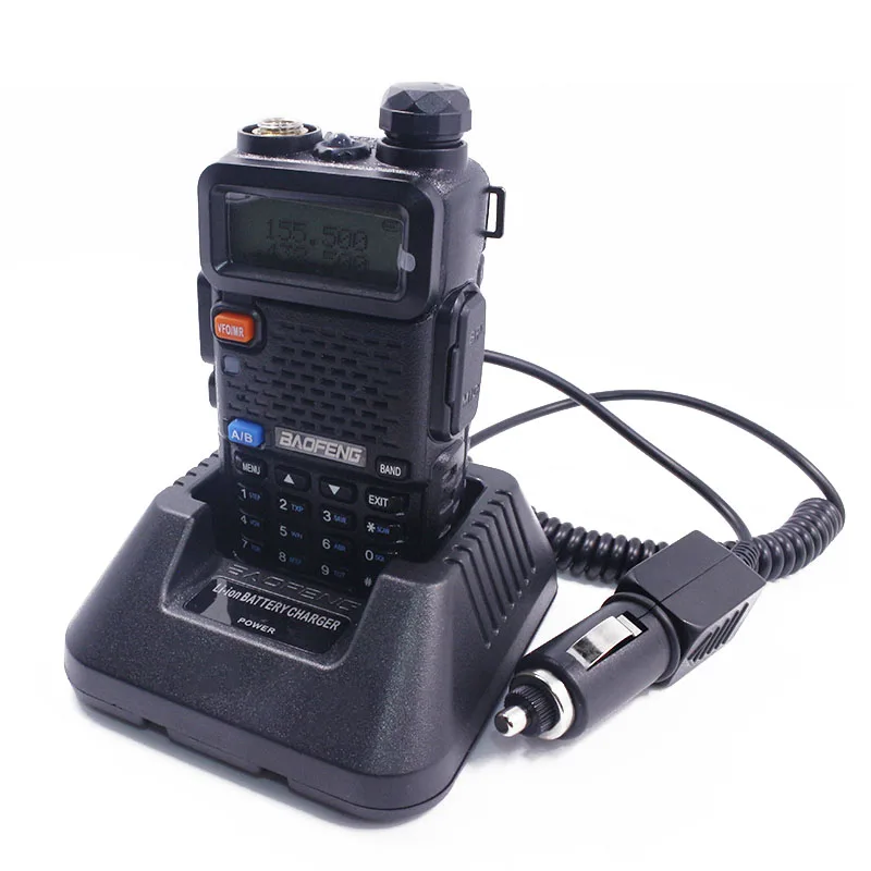 Baofeng UV-5R автомобиля Батарея Зарядное устройство для Baofeng UV-5R UV-5RE DM-5R плюс Retevis RT-5R две рации Walkie Talkie UV5R Ham радио