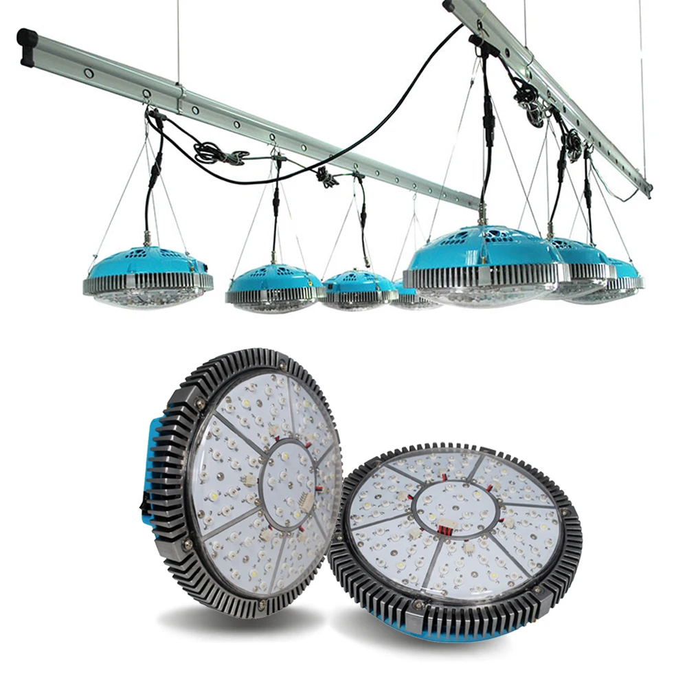 

Apollo 240W 375W UFO style LED grow light kit full spectrum with lens plants grow faster big flower high performance hydro