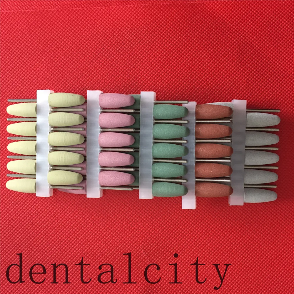 

High Quality 10pcs 2.35mm Silicone Rubber polishers Diamond polishing Burs (can be mixed with color)