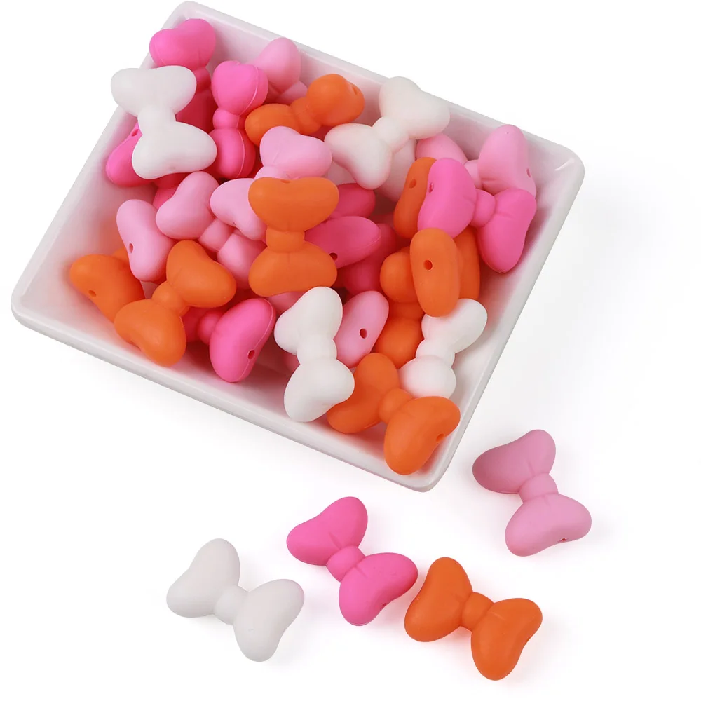 

10pc/lot Baby Teehing Silicone Teether Lovely Baby Accessories Jewelry Making DIY Silicone Beads Baby Teether BPA FREE