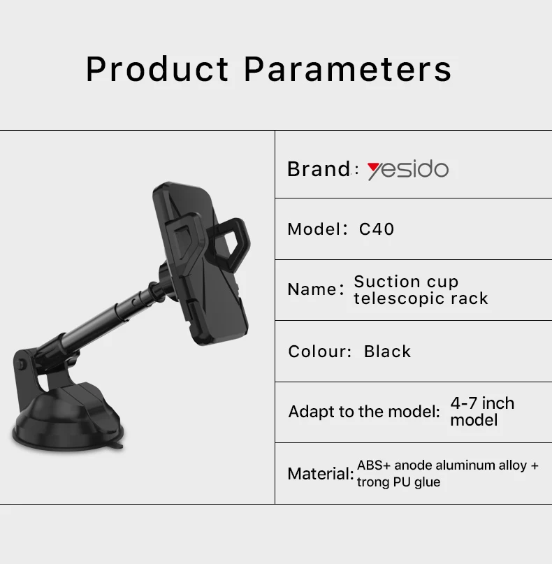Gravity Car Phone Holder Windshield Sucker Car Mount Holder (15)