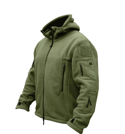 Polartec-밀리터리 남자 양모 tad 전술 소프트쉘 재킷, 야외 스포츠 하이킹 폴라 후드 코트 겉옷 육군 의류